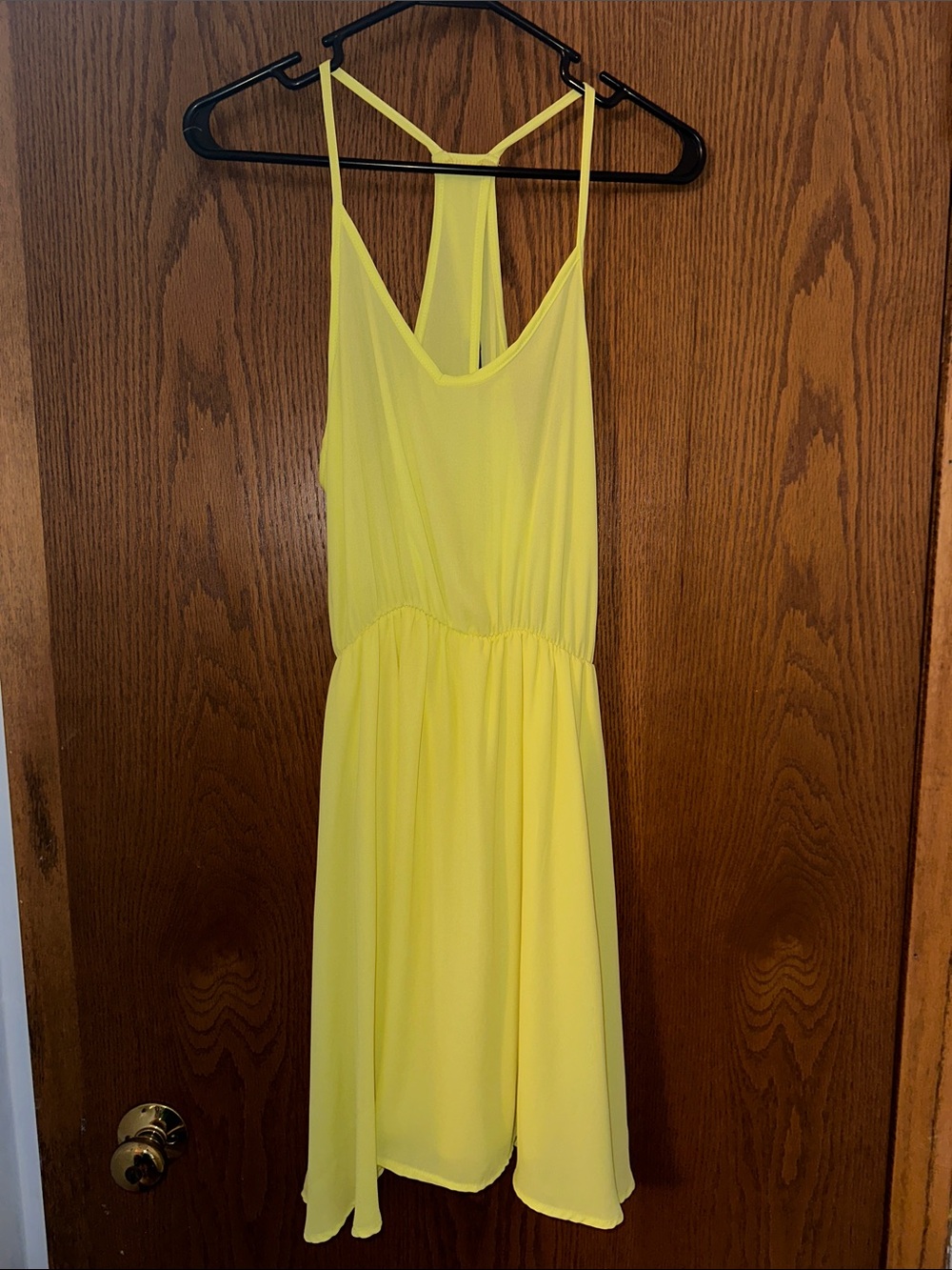 Jella Couture Yellow Mini Dress